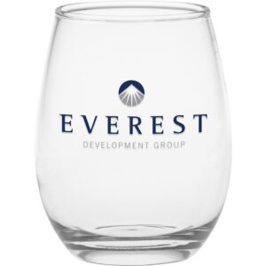 Stemless Wine Glass With Your Logo | Perfect Corporate Gifts