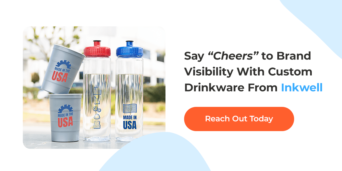 get custom branded drinkware from inkwell