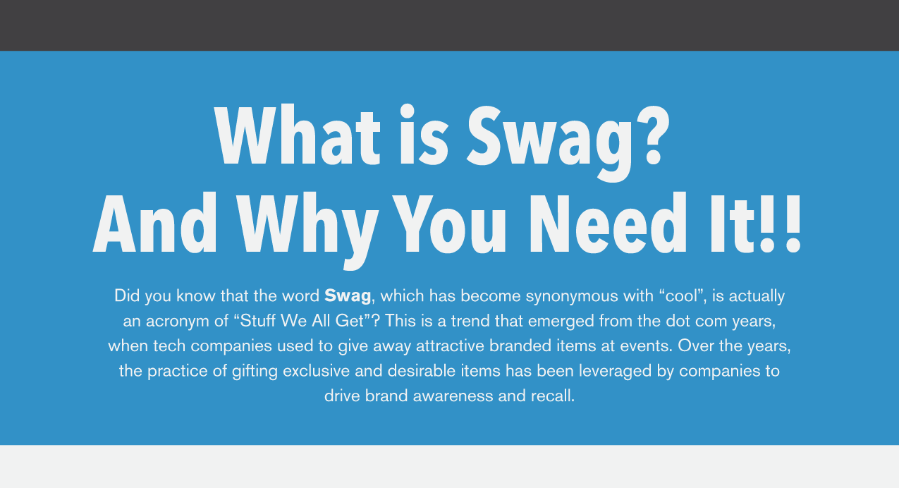 What does 'swag' mean?